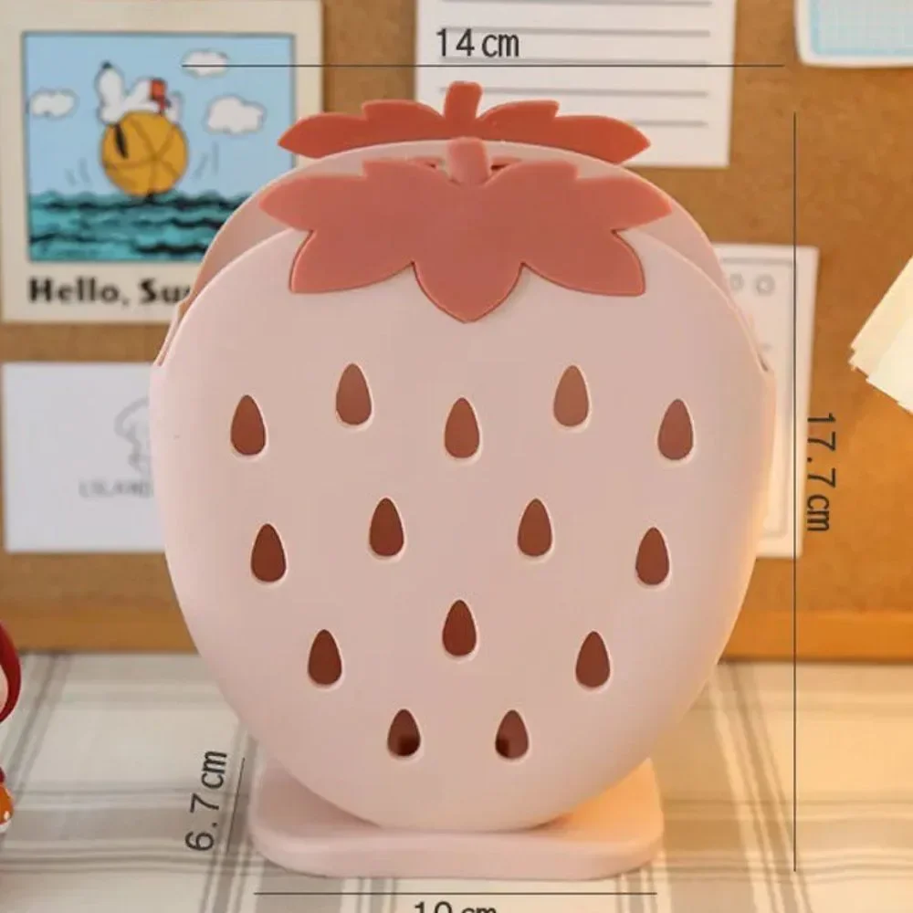 Strawberry Household Organizer | Desktop Pen Holder Makeup Organizer